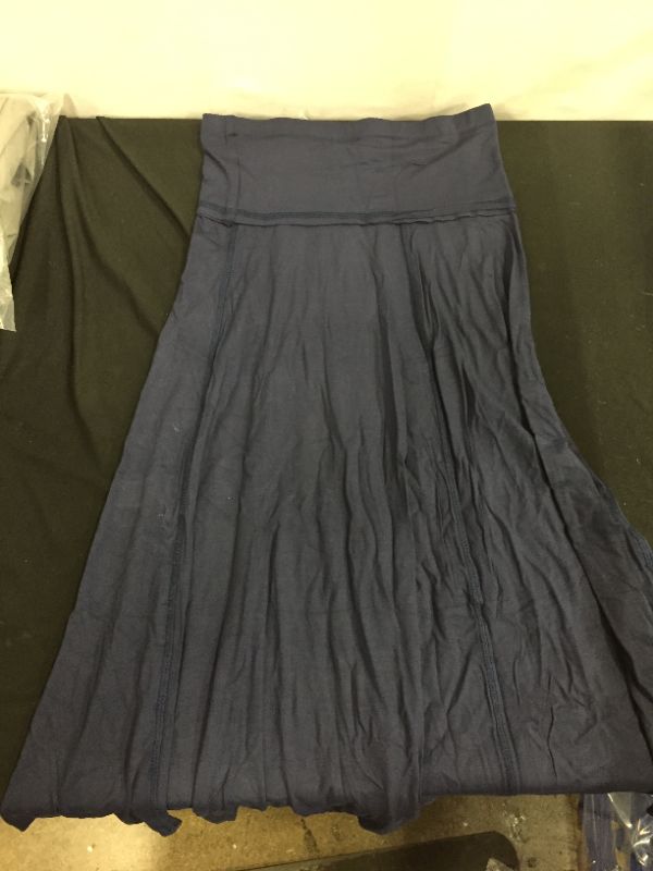 Photo 2 of GIRLS SIZE 10 NAVY LONG FLOWY LOSE SKIRT 