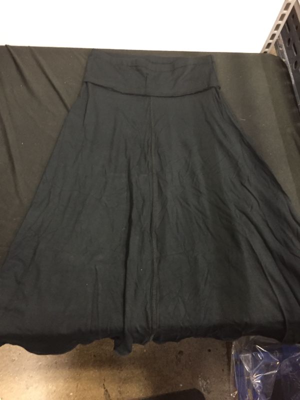 Photo 1 of GIRLS SIZE 10 LONG LENGTH BLACK FLOWY SKIRT