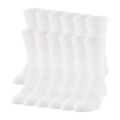 Photo 1 of Gildan Men's Performance Crew Socks, 12-Pairs
