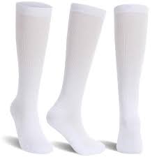 Photo 1 of Athlemo 3 Pairs Bamboo Compression Socks for Women & Men Circulation 8-15mmHg Cushion Support Stockings SIZE 10-13
