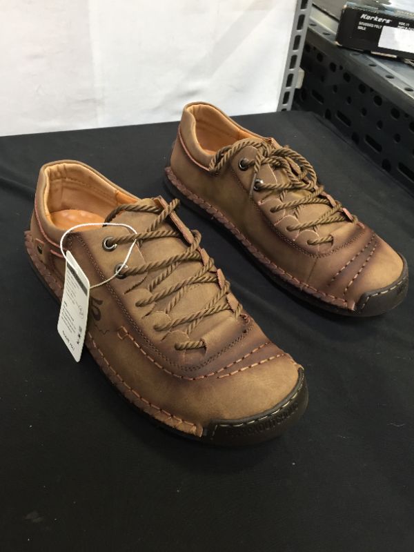 Photo 1 of Mens Brown Lace-up Fashion Shoes 100% Caoutchouc Sole Size 9.5