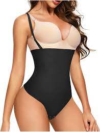 Photo 1 of Gotoly Thong Bodysuit for Women Waist Trainer Tummy Control Hi-Waist Butt Lifter Panties Faja Shapewear for Women Girdle SIZE XSMALL/SMALL
