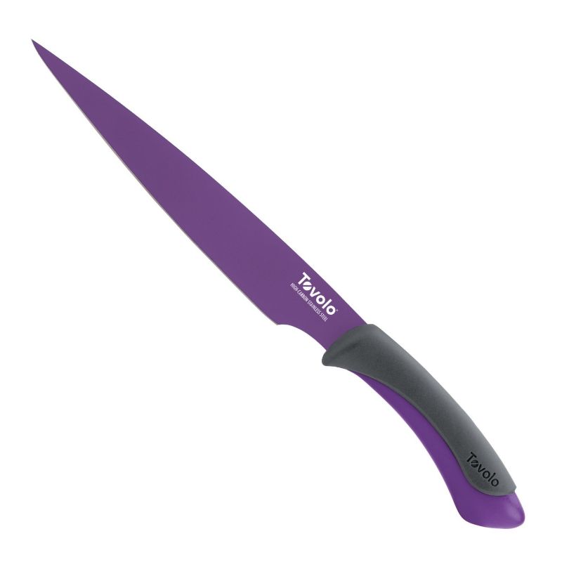 Photo 1 of  Comfort Grip Slicing Knife , Vivid Violet, 8.5"
