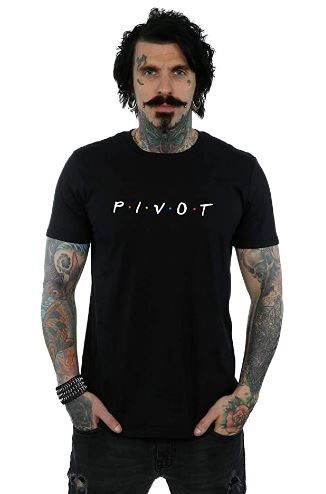 Photo 1 of Absolute Cult Friends Men's Pivot Logo T-Shirt SIZE X-LARGE
