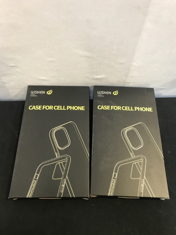 Photo 1 of 2 pack - WSKEN Shockproof Slim Compatible for iPhone 13 Pro (6.1 inch) Case, [Military Grade Drop Protection], Carbon Fiber Grain Protective Fit Phone Cover for Men/Women Black
