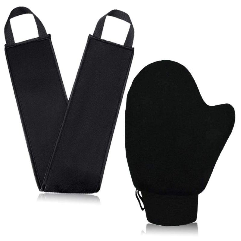 Photo 1 of 2 in 1 Self Tanning Mitt KIt-Self Tanning Glove with Anti-Slip Elastic Wrist and Thumb,Tanning Back Applicator - Back Applicator Mitt Pad for Self Tanner,Ultra Soft and Streak Free(2 PACK)
