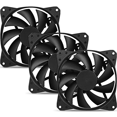 Photo 1 of Sahara 3-Pack Long Life Computer Case Fans 120mm Cooling Case PC Fan for Computer Cases Cooling, SR-09 Series
