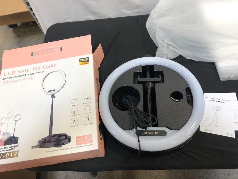 Photo 1 of  Foldable Dimmable Led Ring Light Live Camera ring Fill Light Photography Fill Light
