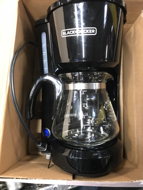 Photo 2 of BLACK+DECKER 5-Cup* Coffee Maker, Compact Design, Black, CM0700B