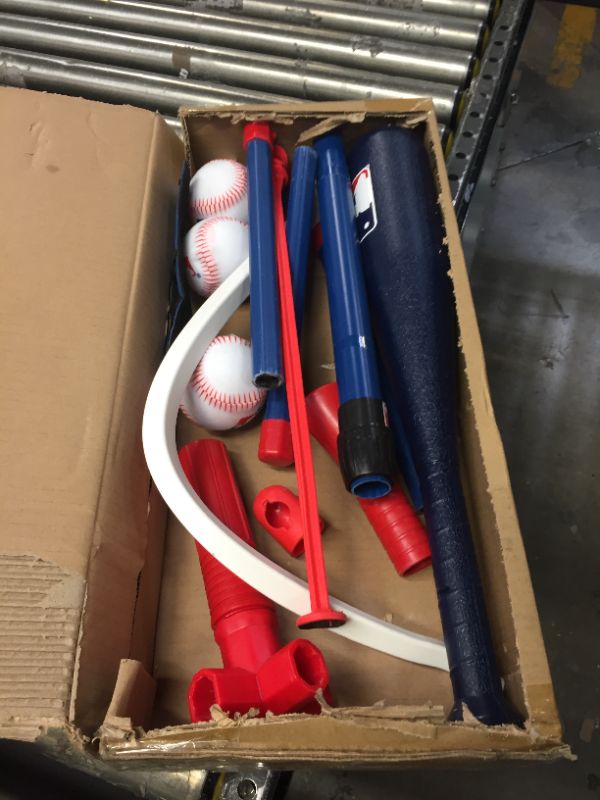 Photo 2 of Franklin Sports Grow-with-Me Kids Baseball Batting Tee + Stand Set for Youth + Toddlers - Toy Baseball, Softball + Teeball Hitting Tee Set for Boys + Girls
