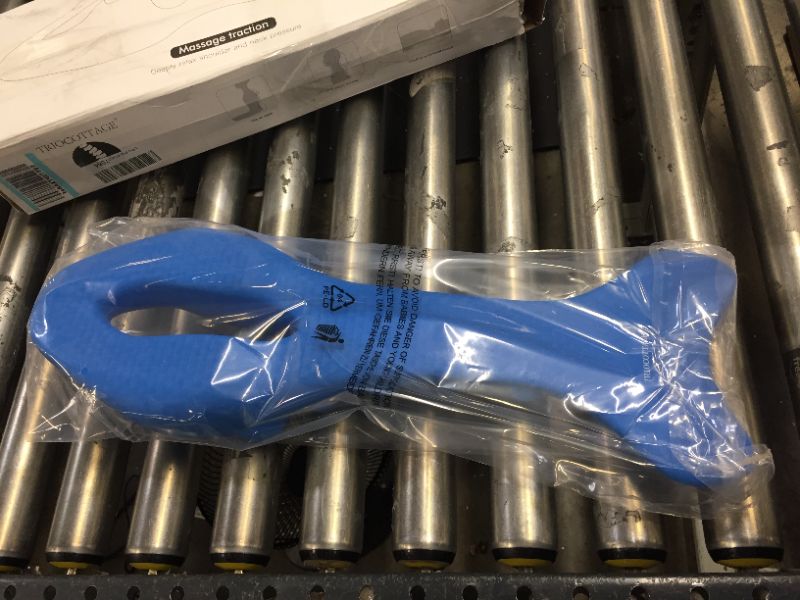 Photo 1 of TRIOCOTTAGE Trigger Point Tool for Back Pressure Massage,Self Myofascial Release,Acupoint Ball Physical Therapy Relieve Upper/Low Back Muscle Knots Tension Fibromyalgia and Psoas Pain (Blue)