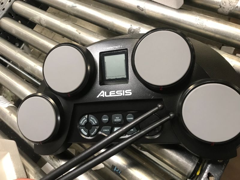 Photo 2 of Alesis CompactKit 4: 4-Pad Portable Tabletop Drum Kit