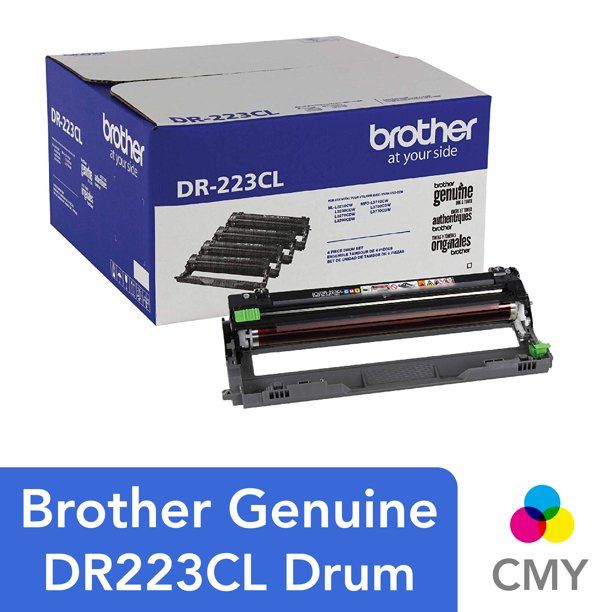 Photo 1 of Brother Genuine Drum Unit, DR223CL, Yields Up to 18,000 Pages, Color
NOT USED