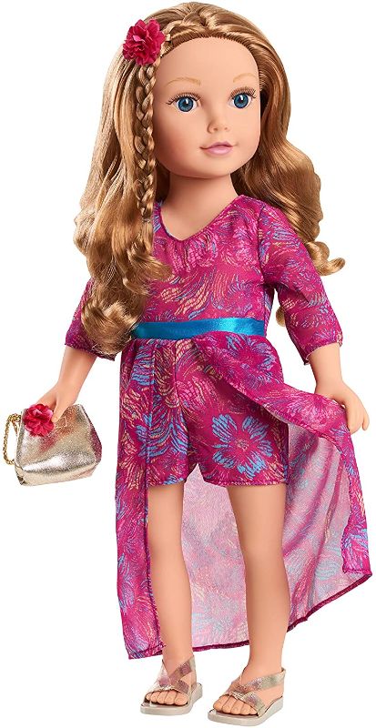 Photo 1 of Journey Girls 18-Inch Mikaella Hand Painted Doll with Strawberry-Blonde Hair and Blue Eyes, Amazon Exclusive, by Just Play