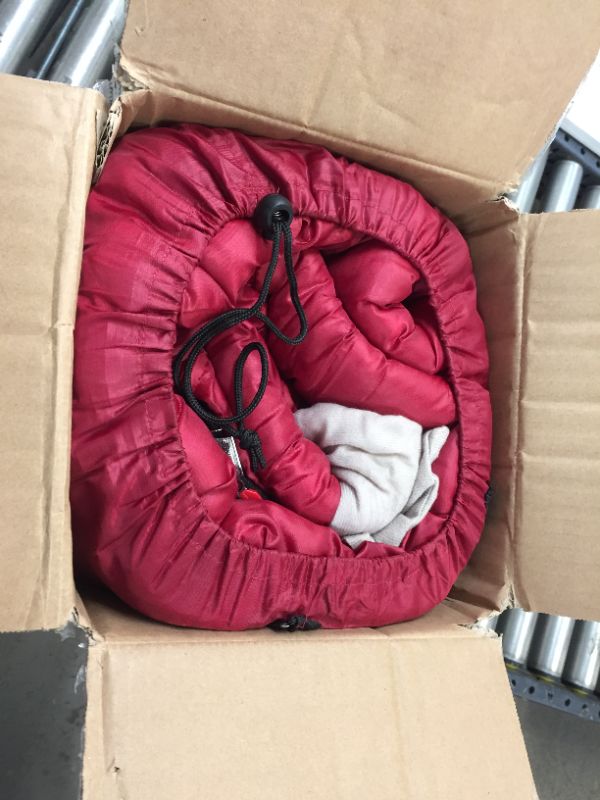 Photo 2 of Coleman Palmetto 75x33 In Retangle Sleeping Bag Red/Tan