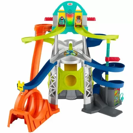 Photo 1 of  Little People Launch & Loop Raceway Light-Up Vehicle Playset