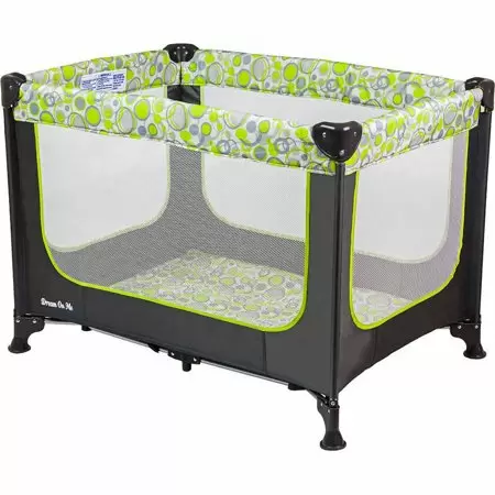 Photo 1 of Dream On Me Zodiak Portable Playard, Grey/Green
