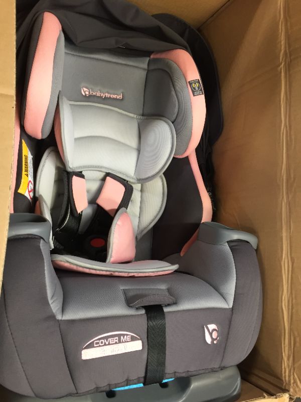 Photo 3 of Baby Trend Cover Me 4 in 1 Convertible Car Seat, Quartz Pink