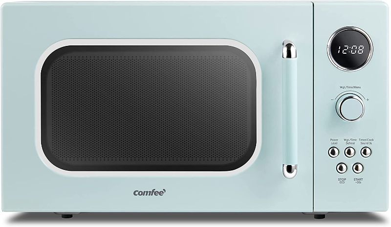 Photo 1 of 
COMFEE' CM-M091AGN Retro Microwave with Multi-stage Cooking, 9 Preset Menus and Kitchen Timer, Mute Function, ECO Mode, LED digital display, 0.9 cu.ft, 900W, Green
