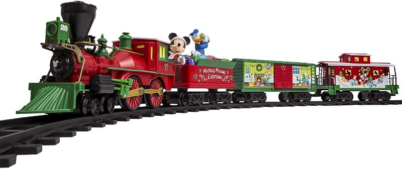 Photo 1 of Lionel Disney Mickey Mouse Express Ready-to-Play Set, Battery-powered Model Train with Remote

