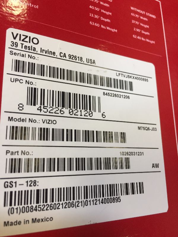 Photo 11 of VIZIO - 75" Class M6 Series Premium Quantum LED 4K UHD Smart TV