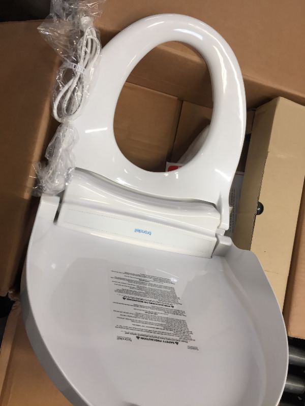 Photo 4 of Brondell LT99 Swash Electronic Bidet Seat LT99, Fits Round Toilets, White – Lite-Touch Remote, Warm Water, Strong Wash Mode, Stainless-Steel Nozzle, Saved User Settings & Easy Installation, LT99
