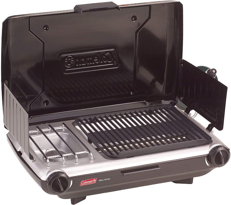 Photo 1 of Coleman 2 Burner Grill Stove Comb