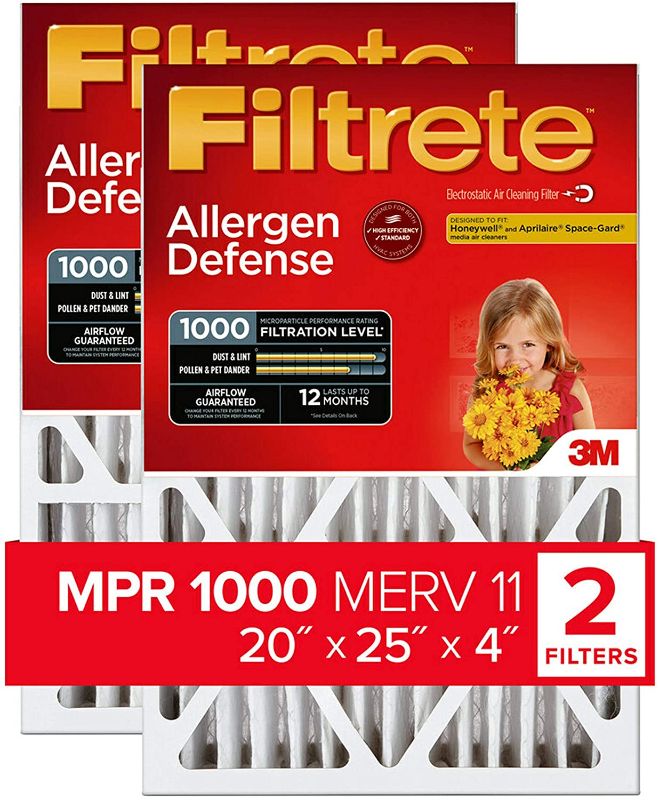 Photo 1 of 3m filtrete 20 x 25 x 4