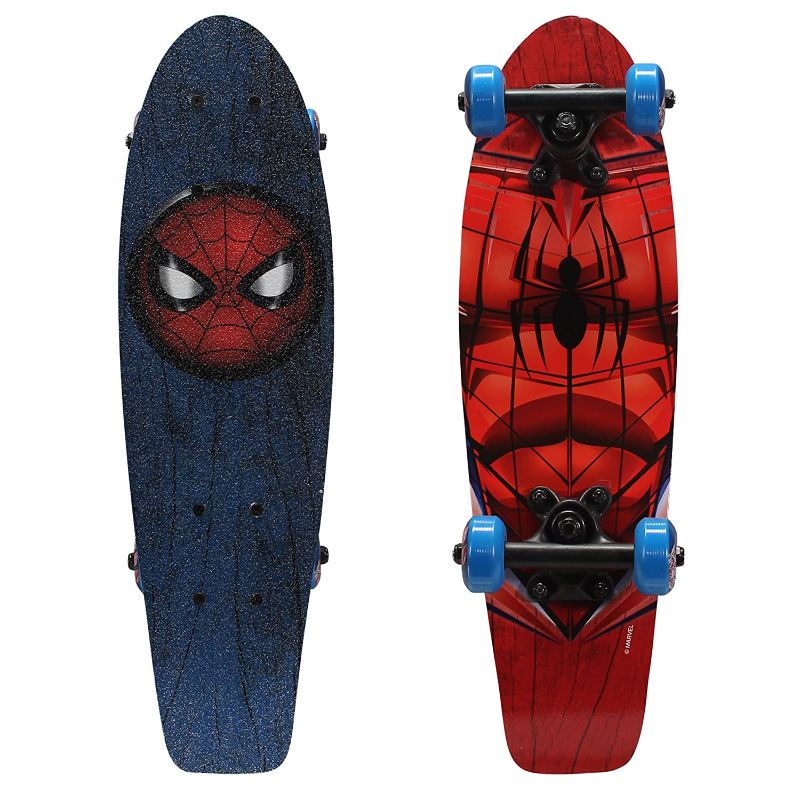 Photo 1 of 21 inches small kid skateboard Spiderman themed 