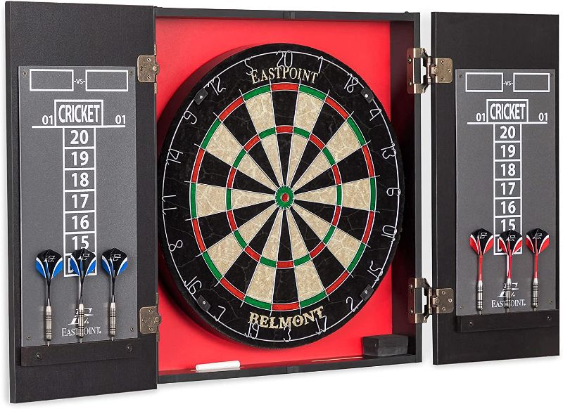Photo 1 of EastPoint Sports Bristle Dartboard Sets, NO DARTS, HEAVILY CRACKED