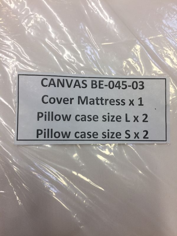 Photo 2 of Canvas be-045-03 cover mattress and pillow cases 