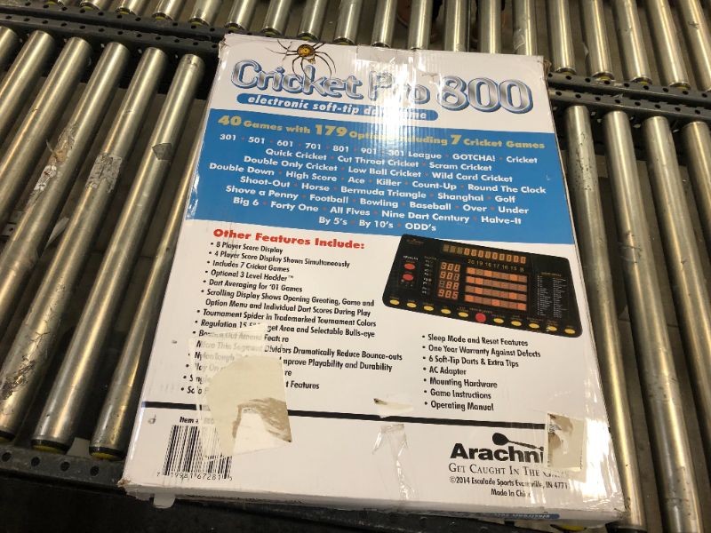 Photo 1 of Arachnid Cricket Pro 800 Electronic Dartboard
