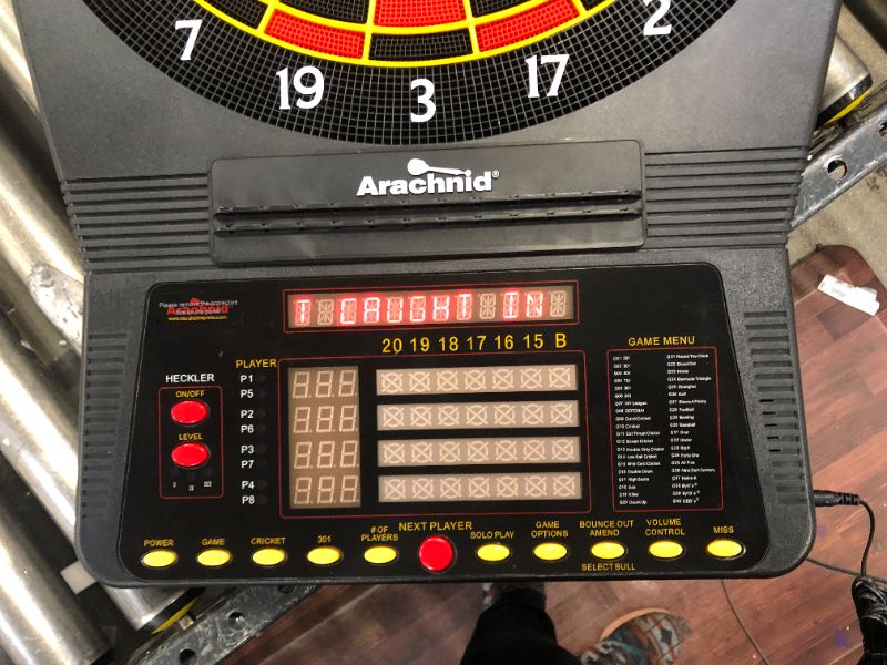 Photo 1 of Arachnid Cricket Pro 800 Electronic Dartboard
