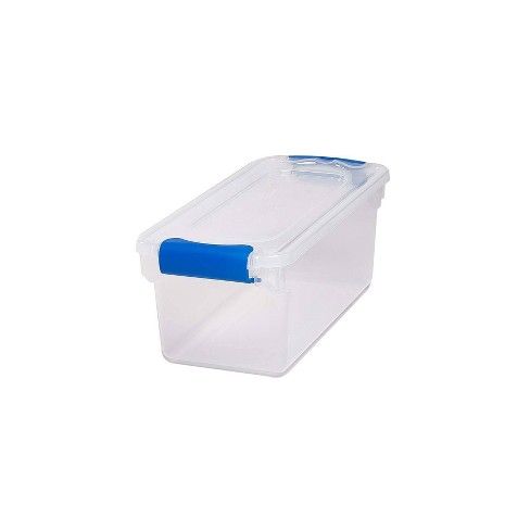 Photo 1 of 5pk 7.5qt Modular Latching Clear Storage - Homz