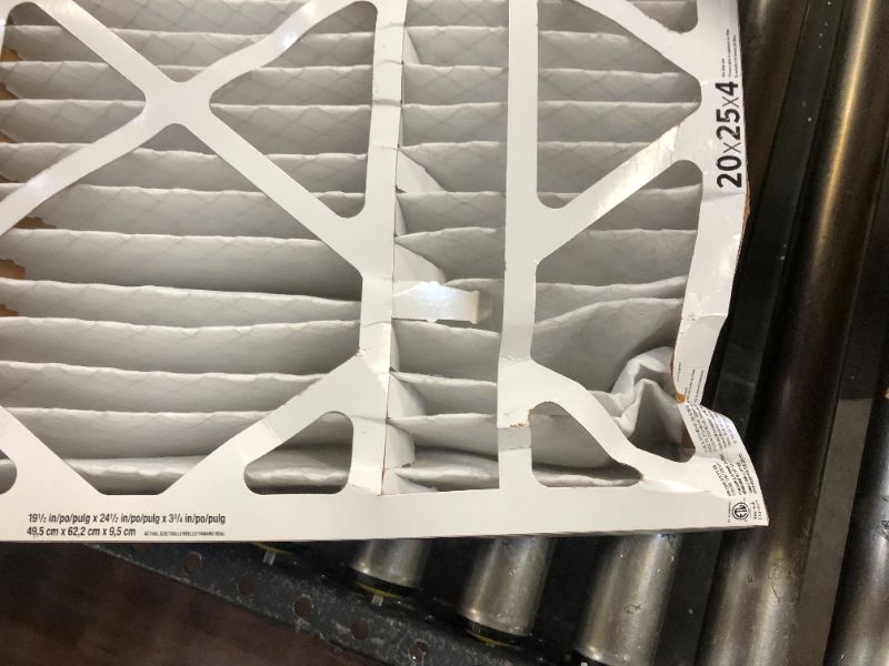 Photo 3 of Filtrete MPR 1550 DP 20x25x4(SlimFit) AC Furnace Air Filter, Healthy Living Ultra Allergen Deep Pleat, 2-Pack