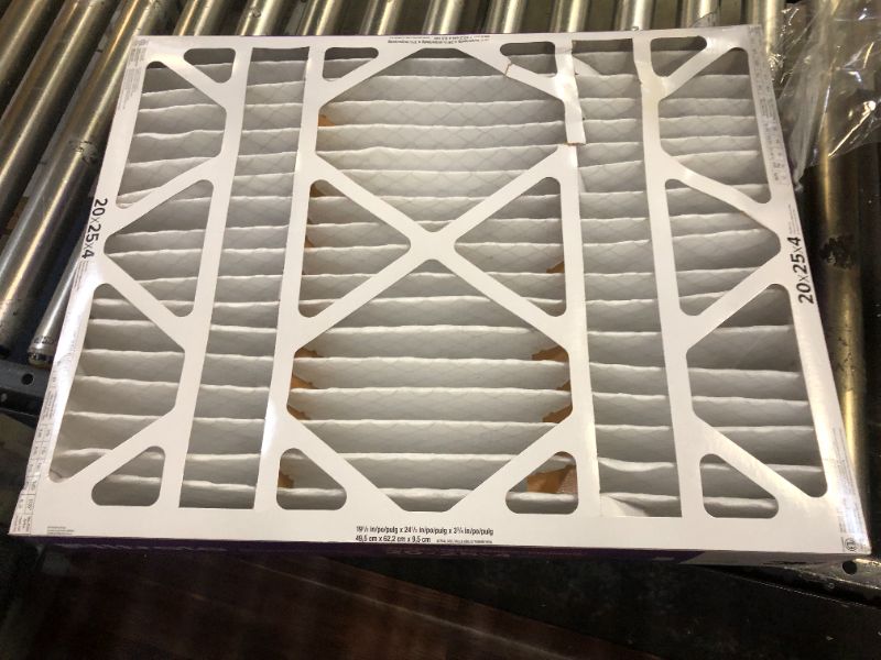 Photo 4 of Filtrete MPR 1550 DP 20x25x4(SlimFit) AC Furnace Air Filter, Healthy Living Ultra Allergen Deep Pleat, 2-Pack