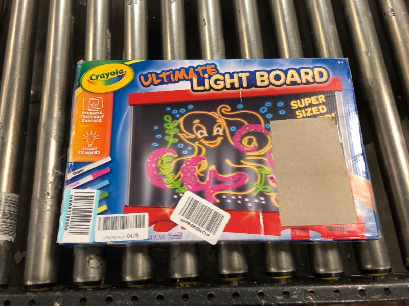 Photo 4 of Crayola Ultimate Light Board Red, Drawing Tablet, Gift for Kids, Age 6, 7, 8, 9
