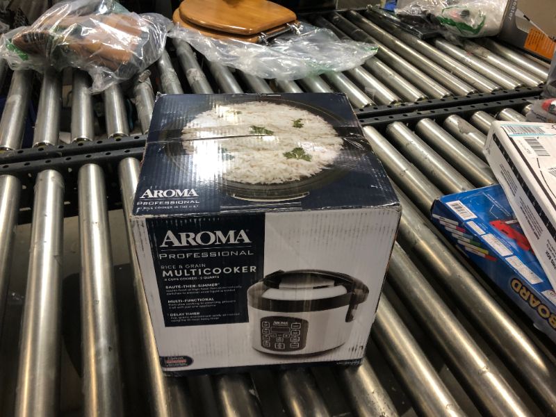 Photo 5 of Aroma Rice Cooker 8 Cup, Silver