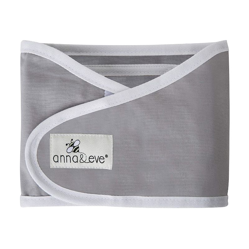 Photo 1 of Anna & Eve - Baby Swaddle Strap, Adjustable Arms Only Wrap for Safe Sleeping - Small Size Fits Chest 13.5 to 17, Grey
