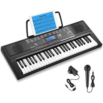 Photo 1 of Moukey MEK-54A 54-Key Electronic Keyboard w/Microphone and Music Stand
