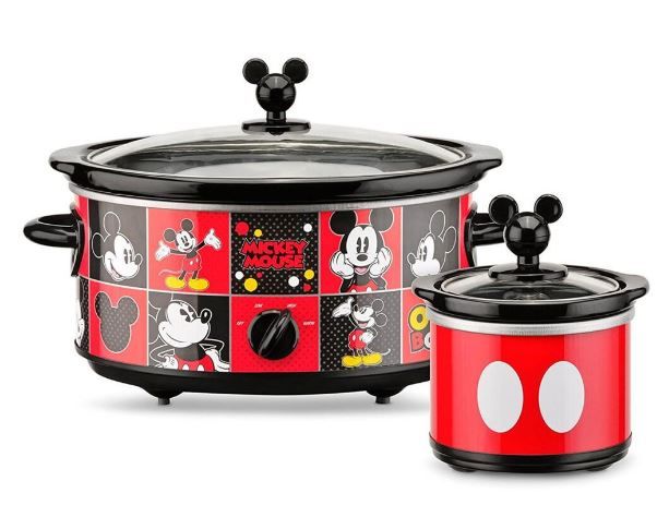 Photo 1 of Disney Mickey Mouse 5-Quart Slow Cooker and 20 Oz. Mini Dipper