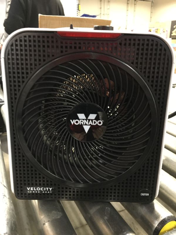 Photo 2 of Vornado Velocity 3 Space Heater with 3 Heat Settings, Adjustable Thermostat, and Advanced Safety Features, White