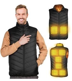 Photo 1 of Heated Vest For Man Women, Eventek USB Heated Vest Rechargeable SIZE MEDIUM 
