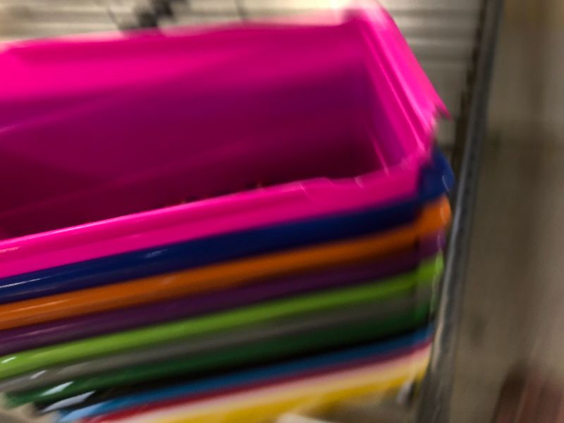 Photo 2 of 12 PK colored storage organizers n