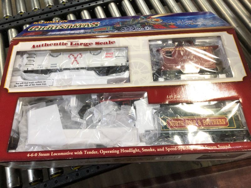 Photo 7 of Bachmann Trains - Night Before Christmas Ready To Run Electric Train Set - Large "G" Scale
