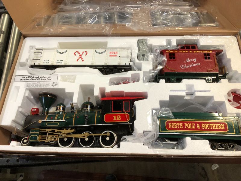 Photo 8 of Bachmann Trains - Night Before Christmas Ready To Run Electric Train Set - Large "G" Scale
