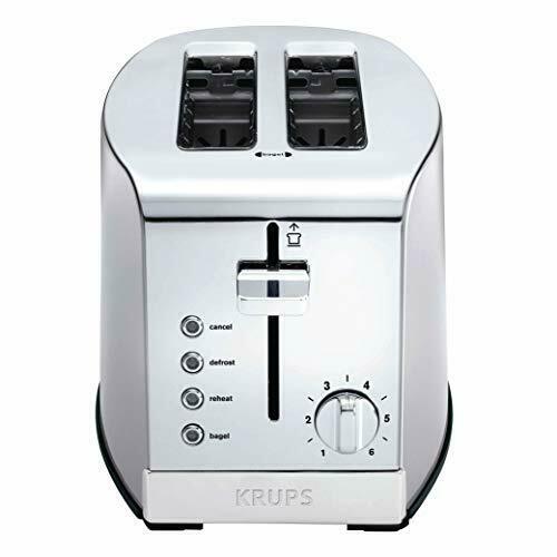 Photo 1 of KRUPS KH732D50 2-Slice Toaster Stainless Steel Toaster 5 Functions 