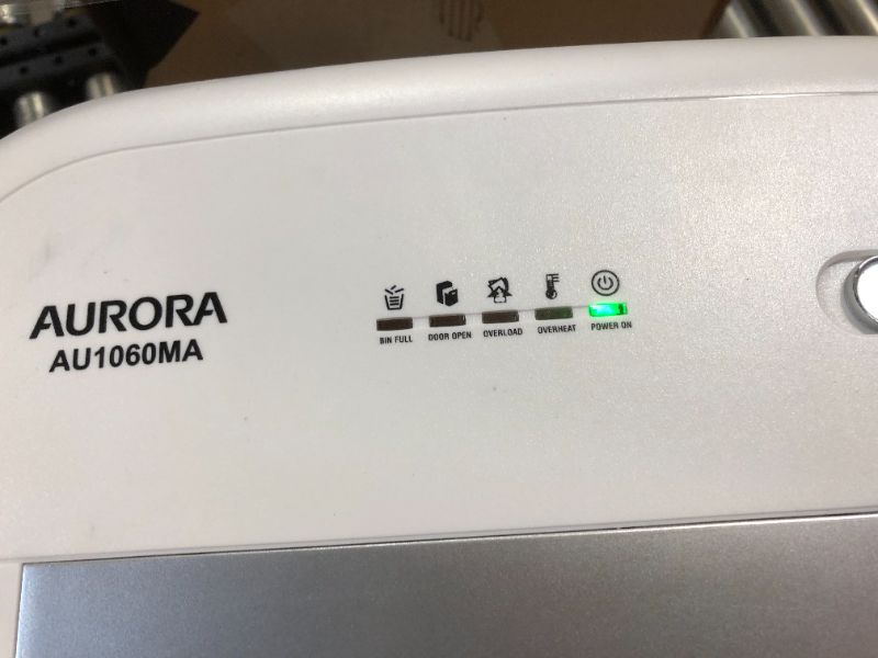 Photo 4 of Aurora AU1060MA Pro 10-Sheet High Security Micro-Cut and Credit Card Shredder
