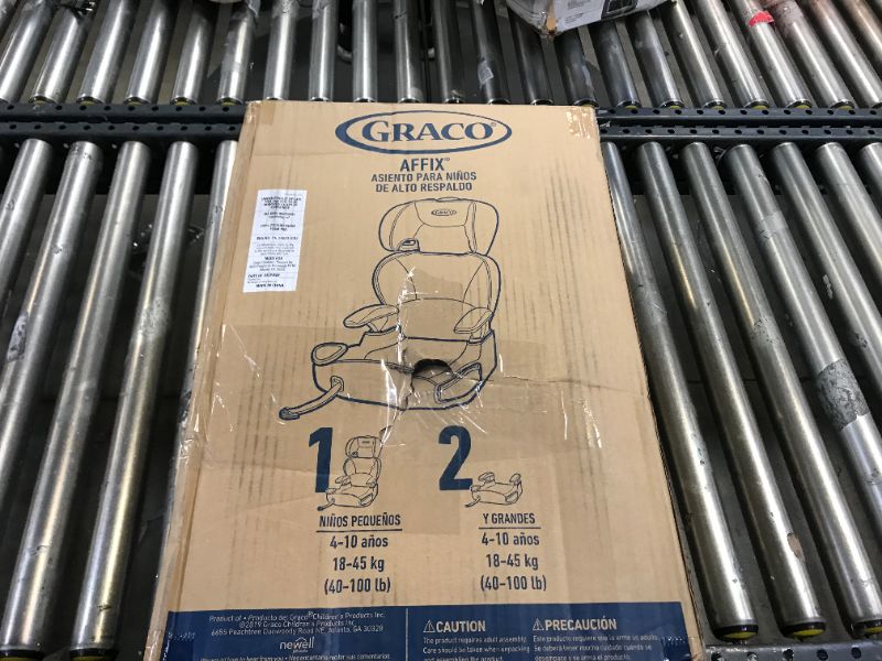 Photo 6 of Graco Affix High Back Booster Car Seat, Grapeade