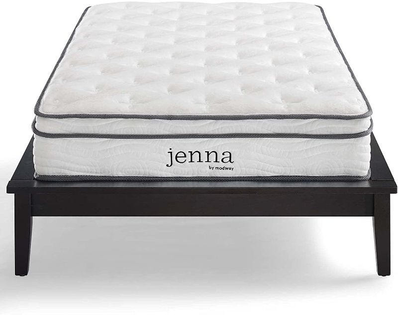 Photo 1 of Jenna 8in. Medium Innerspring Pillow Top Twin Mattress